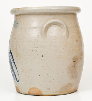 F.B. NORTON & CO. / WORCESTER, MA Stoneware Parrot Crock