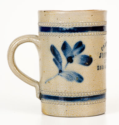 Rare Philadelphia Stoneware Advertising Mug