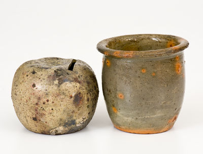 Two American Pottery Articles, 19th and possibly early 20th centuries