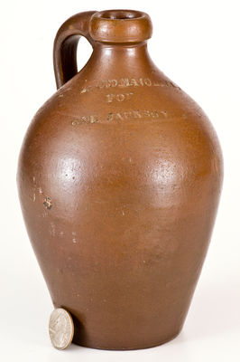 Very Rare Small-Sized Andrew Jackson Political Jug,