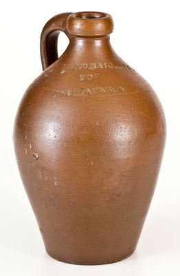 Very Rare Small-Sized Andrew Jackson Political Jug,