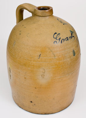 Very Rare "Grant & Colfax / 1868" Ohio Stoneware Jug (Ulysses S. Grant & Schuyler Colfax)