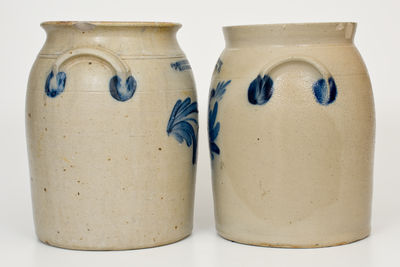 Two COWDEN & WILCOX / HARRISBURG, Pennsylvania Stoneware Jars