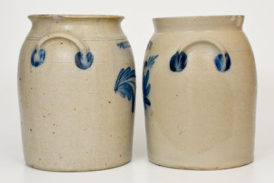Two COWDEN & WILCOX / HARRISBURG, Pennsylvania Stoneware Jars