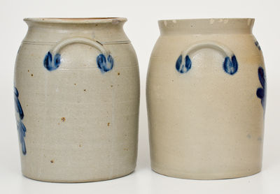 Two COWDEN & WILCOX / HARRISBURG, Pennsylvania Stoneware Jars