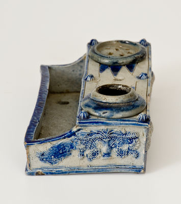 Westerwald, Germany Stoneware Inkstand, 18th or 19th century