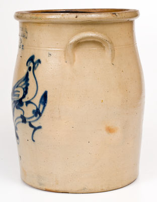 HAXSTUN OTTMAN & CO. / FORT EDWARD, N.Y. Stoneware Bird Crock