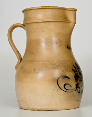 Scarce J. & E. NORTON / BENNINGTON, VT Stoneware Pitcher