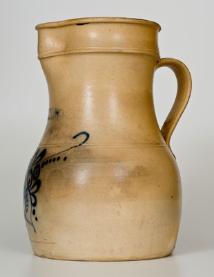 Scarce J. & E. NORTON / BENNINGTON, VT Stoneware Pitcher