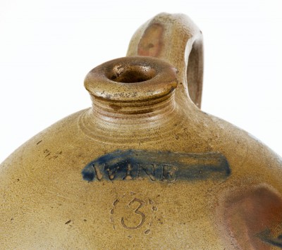 Three-Gallon attrib. Branch Green (Philadelphia, PA) WINE Jug