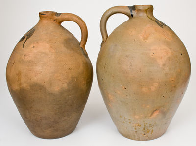 Two 1833 Stoneware Jugs, probably Eaton & Stout, South River, New Jersey