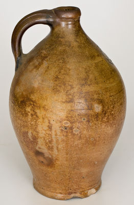 Stoneware Jug w/ Impressed Decoration, Old Bridge, NJ or Troy, NY origin, early 19th century