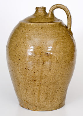 Two-Gallon Edgefield District, South Carolina Alkaline-Glazed Stoneware Jug