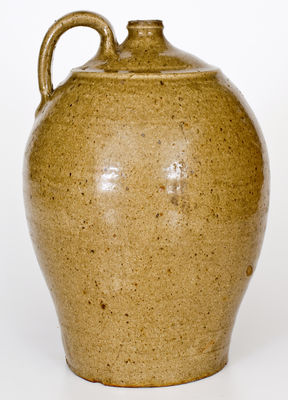 Two-Gallon Edgefield District, South Carolina Alkaline-Glazed Stoneware Jug