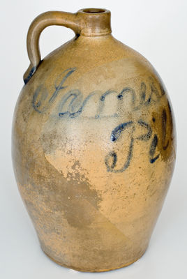 Rare Pittsburgh Script Advertising Jug by J. WEAVER / BEAVER, Pennsylvania