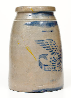 Greensboro, PA EAGLE POTTERY Stoneware Canning Jar