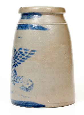 Greensboro, PA EAGLE POTTERY Stoneware Canning Jar