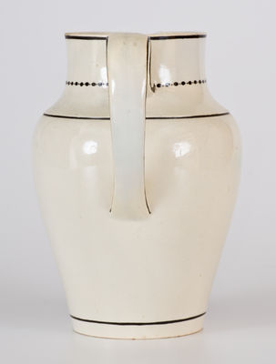 George Washington Creamware Herculaneum Pitcher, Liverpool, England, early 19th century