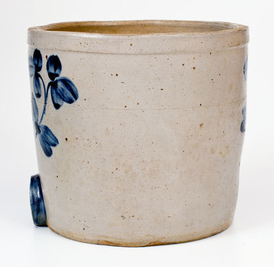 Scarce Small-Sized Baltimore Stoneware Water Cooler with Unusual Impression, circa 1875