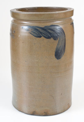 Rare Fredericksburg, Virginia Stoneware Advertising Jar by P. HERRMANN (Baltimore)