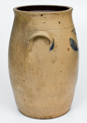 Scarce FARRAR & STEARNS / FAIRFAX, Vermont Stoneware Churn
