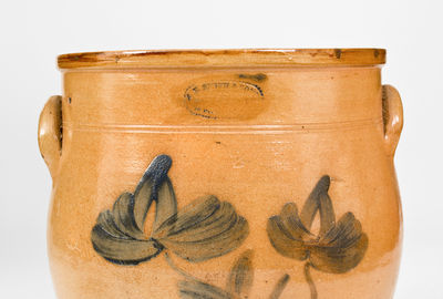 Two Cobalt-Decorated Northeastern U.S. Stoneware Jars