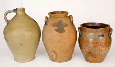 Three Pieces of Northeastern United States Stoneware