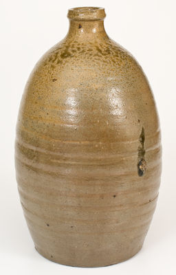 Rare 1 Gal. Isaac Gay, Union County, NC Stoneware Jug w/ Incised Signature