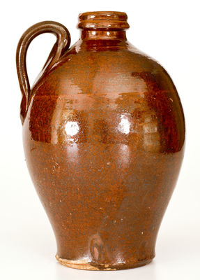 Fine Shenandoah Valley Glazed Redware Jug