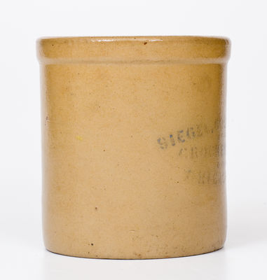 Rare SIEGEL, COOPER & CO. / CROCKERY DEPT. / CHICAGO, ILL. Stoneware Crock att. Red Wing