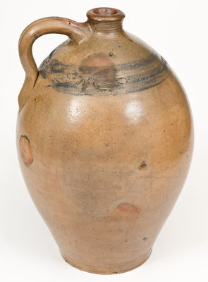 Stoneware Jug w/ Coggled Birds Decoration, Branch Green, Philadelphia, PA, circa 1820