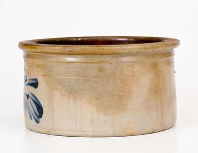 Half-Gallon COWDEN & WILCOX / HARRISBURG, PA Stoneware Butter Crock
