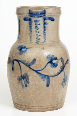 One-and-a-Half-Gallon Stoneware Pitcher attributed to the Samuel Irvine Pottery, Newville, PA