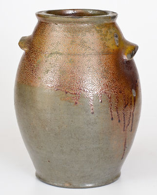 One-Gallon Iron-Decorated Stoneware Jar attrib. John Swann, Alexandria, VA, circa 1815