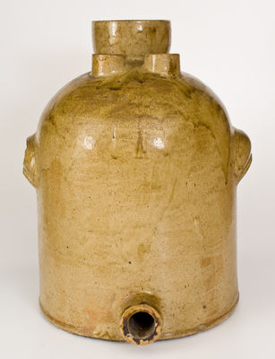 Large U. S. STONEWARE CO. / AKRON, OH Chemical Stoneware Dispenser