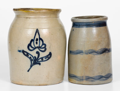 Lot of Two: New York State and Western PA Stoneware Jars