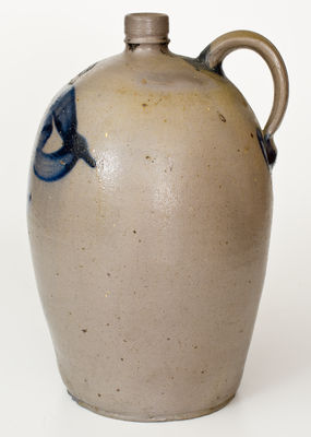 Scarce James River Valley of Virginia Stoneware Jug, circa 1830-50