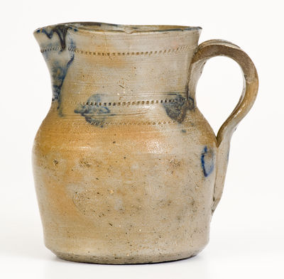 Scarce Small-Sized Randolph or Moore County, North Carolina Stoneware Pitcher