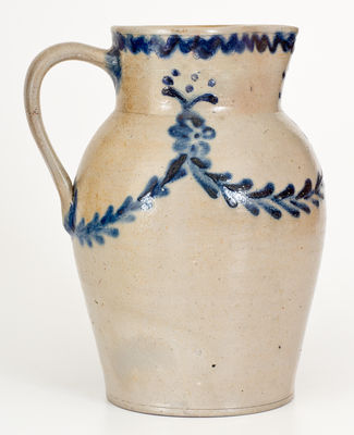 One-Gallon Slip-Trailed Baltimore Pitcher, attrib. William Morgan / Thomas Amoss