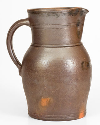 Unusual Strasburg, Virginia Stoneware Pitcher