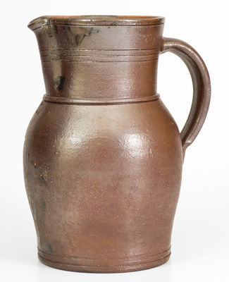 Unusual Strasburg, Virginia Stoneware Pitcher