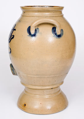 Exceedingly Rare and Important WM. MOYER / HARRISBURG, PA Stoneware Pedestal Water Cooler
