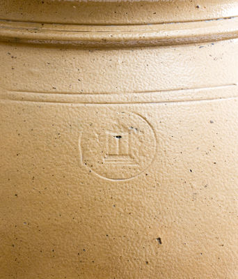 Exceedingly Rare and Important WM. MOYER / HARRISBURG, PA Stoneware Pedestal Water Cooler