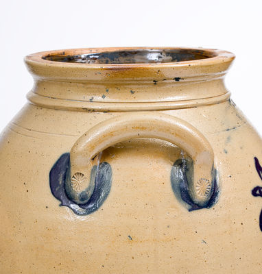 Exceedingly Rare and Important WM. MOYER / HARRISBURG, PA Stoneware Pedestal Water Cooler