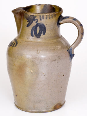 Scarce SOLOMON BELL /STRASBURG / VA Stoneware Pitcher