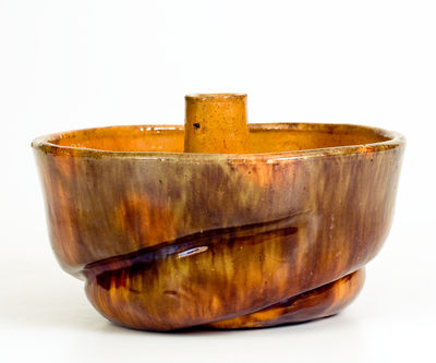 Very Rare UPTON M. BELL / Waynesboro, Pa. Redware Turk's Head Mold