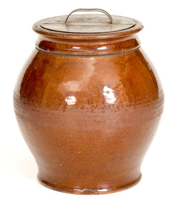 J. BELL (John Bell, Waynesboro, Pennsylvania) Redware Jar