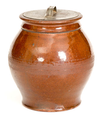 J. BELL (John Bell, Waynesboro, Pennsylvania) Redware Jar