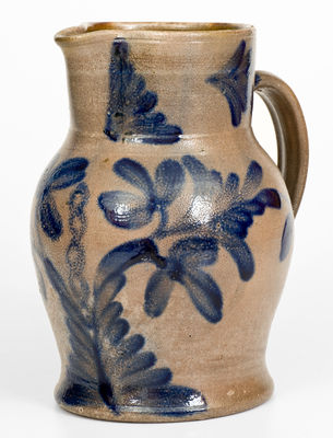 Attrib. Henry Harrison Remmey, Philadelphia, PA Stoneware Pitcher w/ Elaborate Decoration