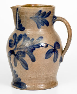 Attrib. Henry Harrison Remmey, Philadelphia, PA Stoneware Pitcher w/ Elaborate Decoration